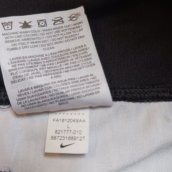Nike Dri Fit Power Print Capri Leggings  Size L - Picture 12 of 13
